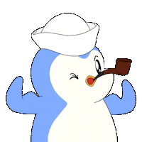 Popeye The Sailor Man Penguin Sticker by Pudgy Penguins