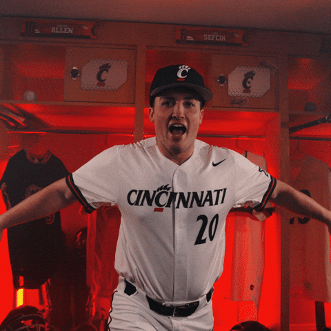 College Baseball Uc GIF by Cincinnati Bearcats