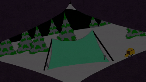 stalker tent GIF by South Park 