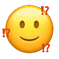 Confused Sticker