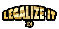 Legalize It Cannabis Sticker by Demesmin and  Dover