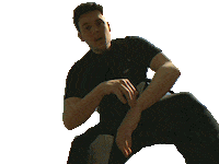 respons hello hi g squat Sticker