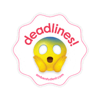 amberstudent happy home vacation amber Sticker
