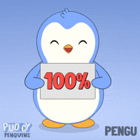100 Percent Agree GIF by Pudgy Penguins