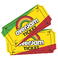 Ticket Sticker by OverJam_Reggae_Festival