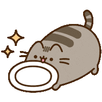 Hungry Cats Sticker by Pusheen