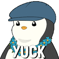 Penguin Do Not Want Sticker by Pudgy Penguins