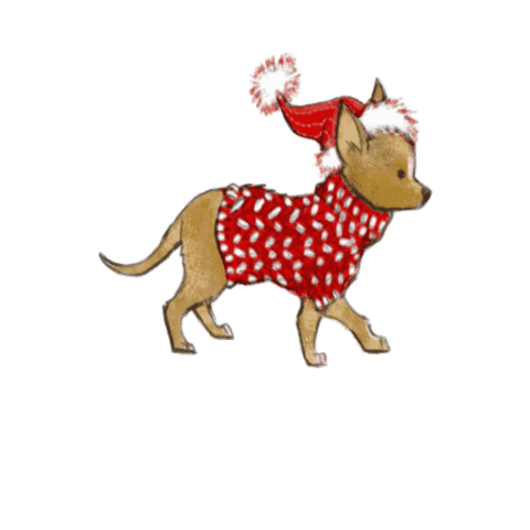 Dog Christmas Sticker by Pier 1