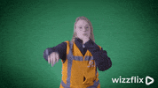 Wizzflix_ dance party dancing green GIF