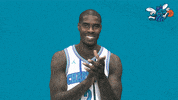 fresh prince smile GIF by Charlotte Hornets