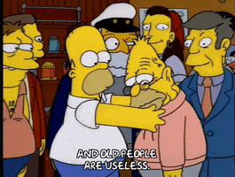 homer simpson grampa GIF