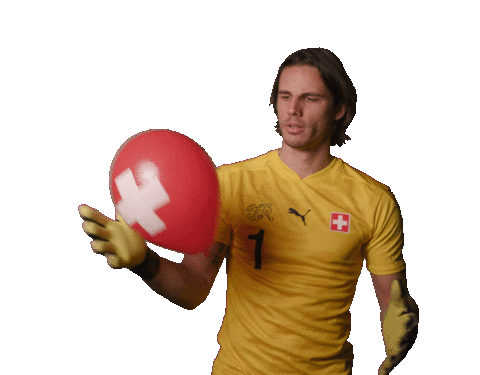Yann Sommer Balloon Sticker by Swiss Football Association