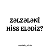 Zelzele GIF by Zagatala Prints