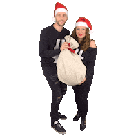 neuton christmas xmas santa here Sticker