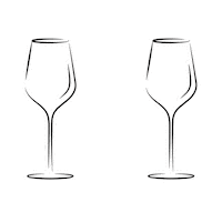 ClinkDifferent summer cheers wine rose Sticker