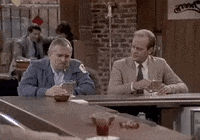 bballbreakdown cheers wut frasier get out of here GIF