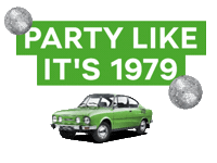 Good Times Party Sticker by Škoda Global