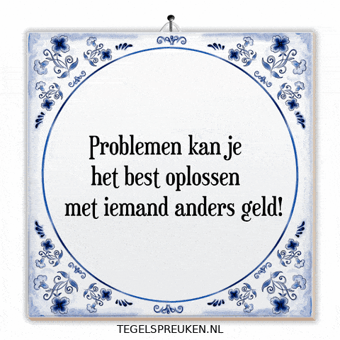 Geld Sparen GIF by Tegelspreuken.nl