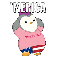 United States Usa Sticker by Pudgy Penguins