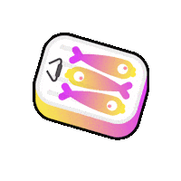 Click Black Neon Sticker by Blackneon studio