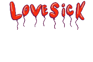 Floating Valentines Day Sticker by awfultune