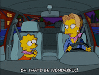 lisa simpson please GIF