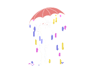 Sad Rainbow Sticker