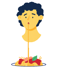Steam Eating Sticker by Barilla