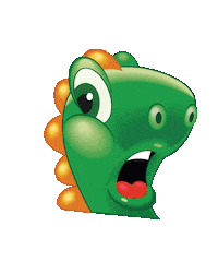 Shocked Galletasdino Sticker by Dinord