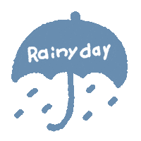 雨 傘 Sticker