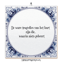 Hart Spanning Sticker by Tegelspreuken.nl
