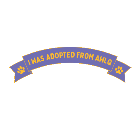 awlqld adopt dont shop awl adopted dog adopted cat Sticker