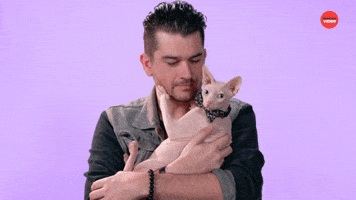 A Dude and His Cat