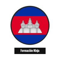 Cambodia Flag Sticker by Formación Ninja