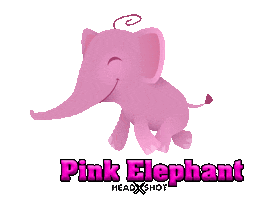 Vegan Pink Hair Sticker by Headshot Haarfarbe