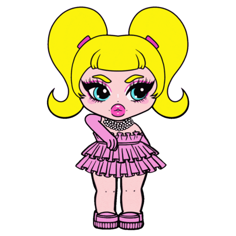 Star Hair Flip Sticker by Brenfi