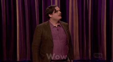 stand up conan GIF by Leroy Patterson