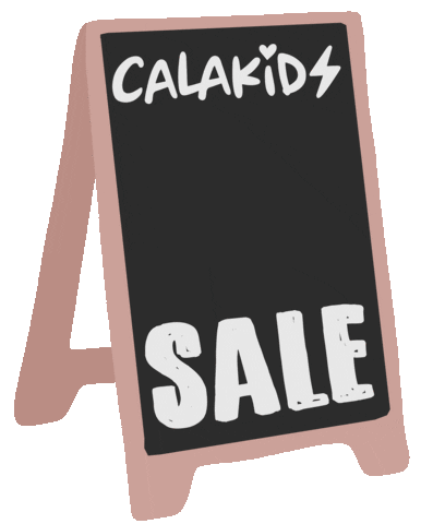 Calakids sale sign boutique blank Sticker