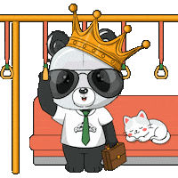 Cat Kitty Sticker by PandaPals
