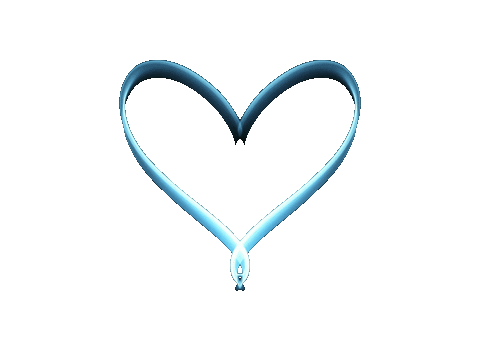 kimbellyart love heart 3d hearts Sticker