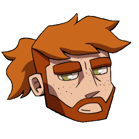 Ginger Man Sticker