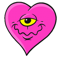krisheykris love heart tongue krisgifs Sticker