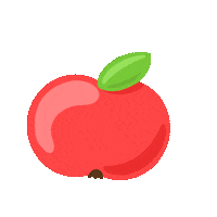 Agronom_Sad red apple красный яблоко Sticker