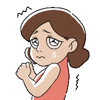 PaloPalitoDraw anime girl sad illustration Sticker