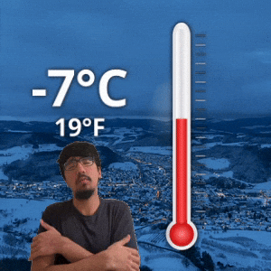 -7 °C