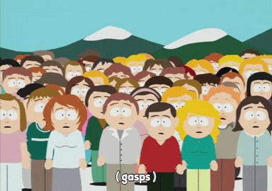 sky crowd GIF by South Park 
