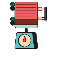 Weight Guess Sticker by Myra