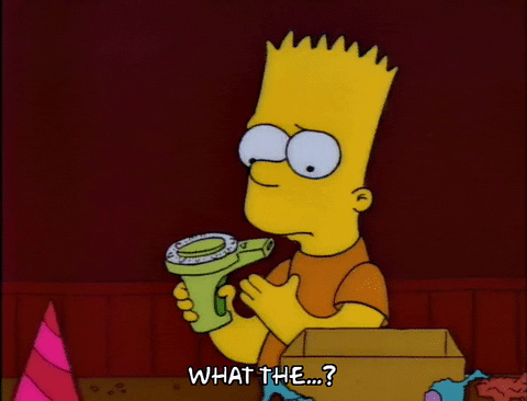 Confused Season 3 GIF by The Simpsons