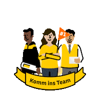 Team Job Sticker by Deutsche Post DHL