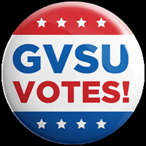 GVSUStudentLife giphygifmaker gvsu votes gvsuvotes GIF